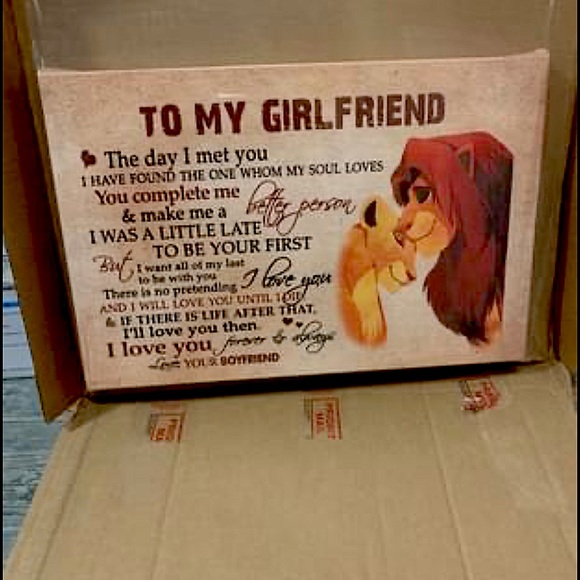Disney’s Simba and Nala Girlfriend Canvas